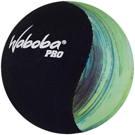 Waboba Water Pro Catch Glove & Pro Water-Bouncing Ball Set – Fanghandschuh im Baseball Stil für Schwimmbad- und Strandspiele, Design geeignet für beide Hände, eine Größe – Schwarz/Multi Colour