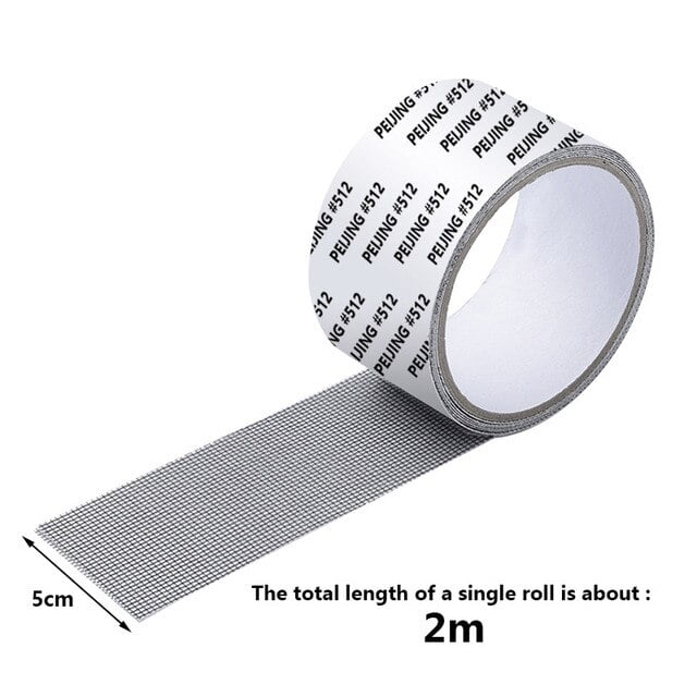 Bande de Réparation d'Écran de Fenêtre Autocollant Net Porte Correctif Anti-Insecte Moustiquaire Trous Cassés Réparation mosquitera para ventana