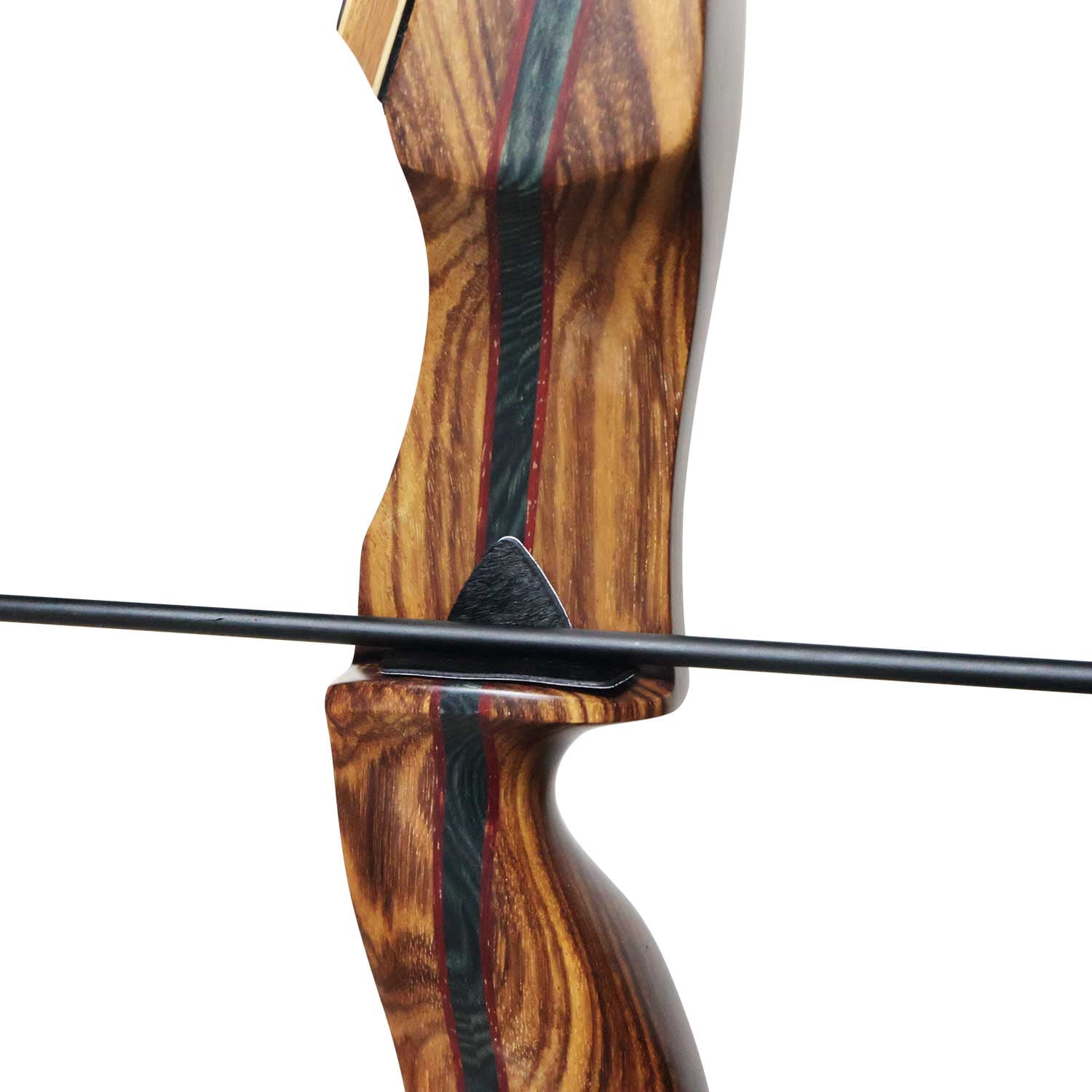 Clianle 62" Recurve Bow Set for Beginners, Teenagers, and Adults, Wooden Takedown Recurve Bow Package for Outdoor Hunting, Shooting Practice, or Competitive Shooting,40 Lbs