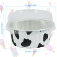 thumbnail image 2 of Cupcake Baking Cup with Lid 40 Pcs Aluminum Foil Tinfoil Mini Cake Containers 130ML Recyclable Heat Resistant Muffin Tins, 2 of 7