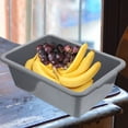 thumbnail image 4 of Raindrops 3pcs Plastic Rectangular Tub Grey for Convenient Use in Outdoor Gatherings, 4 of 8