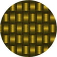 thumbnail image 1 of Ahgly Company Machine Washable Indoor Round Transitional Black Brown Area Rugs, 7' Round, 1 of 7
