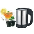 thumbnail image 2 of TFixol Mini Electric Kettle 1000W, 0,5 L,Stainless Steel Automatic Power Off, for Tea and Coffee, Travel Portable Water Boiler , for Hotel, Fast Heating, 2 of 6