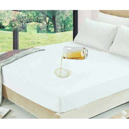 Vinyl Fitted Mattress Protector Waterproof Bed Bug Encasement Protector,