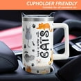 thumbnail image 6 of Funny Cat 40oz Tumbler with Lid and Straw,Life Is Better With Cats Insulated Cup Gifts, Cat Lover Water Bottle Gifts for Women Men (1PC), 6 of 6