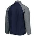 thumbnail image 3 of Men's Dunbrooke Navy New England Patriots Hurricane Raglan Full-Zip Windbreaker Jacket, 3 of 4