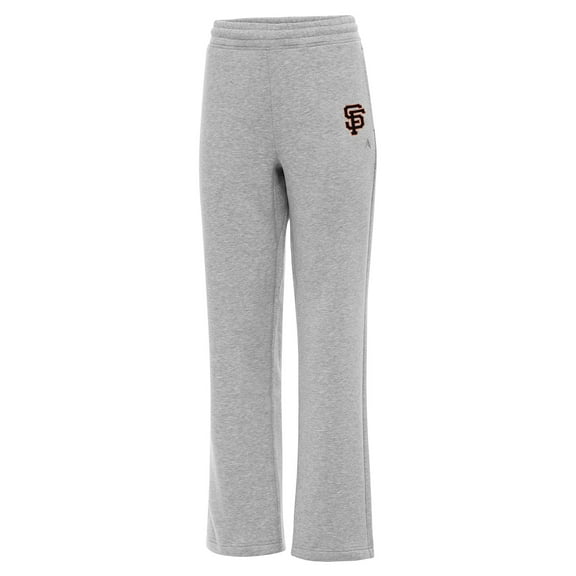 Women's Antigua  Heather Gray San Francisco Giants Victory Sweatpants