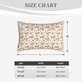 thumbnail image 4 of Sikiie Squirrel And Mushroom Print Plush Pillow Cover, Wrinkle-proof and Stain-resistant Pillow Protector without Pillow Core, Home Decoration-16"x24", 4 of 6