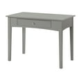 thumbnail image 3 of Alaterre Shaker Cottage 40"W Desk, Gray, 3 of 3