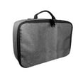 thumbnail image 3 of Portable Grey Projector Storage Bag Case  Carrying Bag Travel Storage Organizer for Projectors and Accessories, 3 of 7