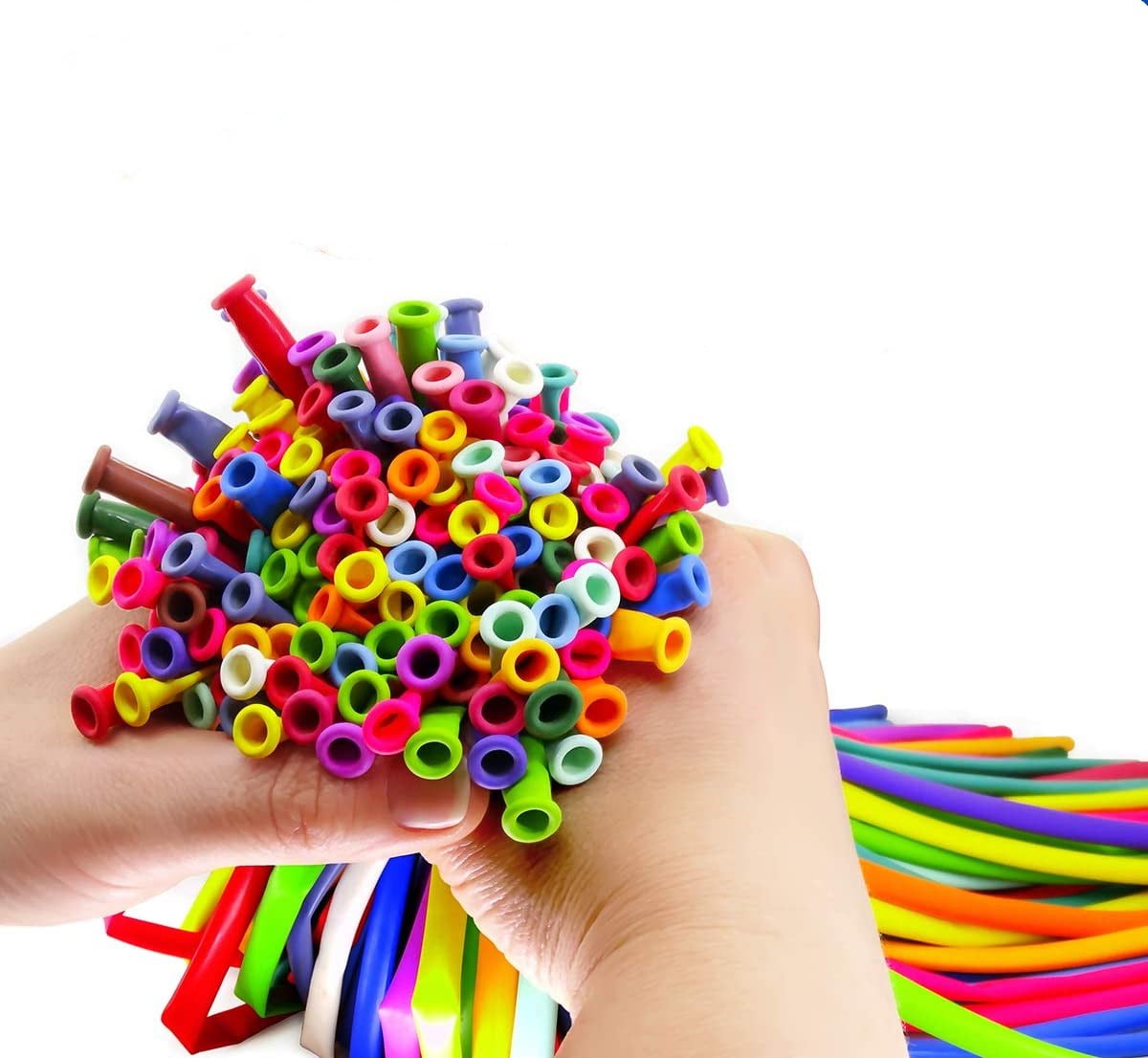 Herefun 200Pcs Ballons De Modélisation Avec Pompe - Ballons De Baudruche à Modeler Multicolores