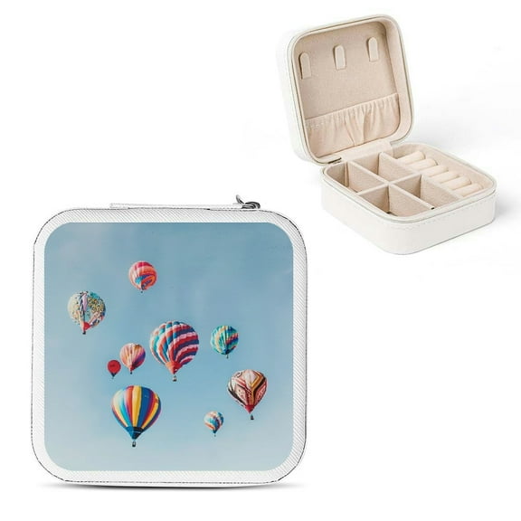 FCXZI Balloons Jewelry Box for Gifts - Necklace, Ring, Earring Storage White