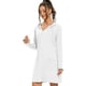 thumbnail image 5 of Dnzceghtig Vestido camisero de manga larga UPF 50+ para mujer, protección solar, senderismo, playa, 5 of 5