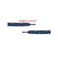 thumbnail image 5 of INSPIRE CHIC 2 Pairs Flat Shoe Laces Leopard Pattern Special Shoestrings for Sneakers Casual Shoes Blue, 5 of 6