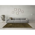 thumbnail image 3 of Ahgly Company Indoor Rectangle Abstract Brown Modern Area Rugs, 3' x 5', 3 of 4