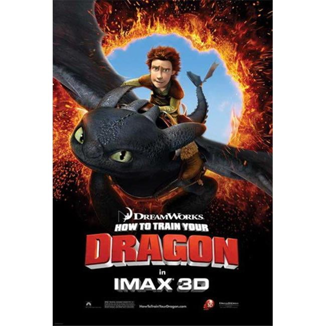 How To Train Your Dragon Movie Art Canvas Poster 12x18 24x36 inch 
