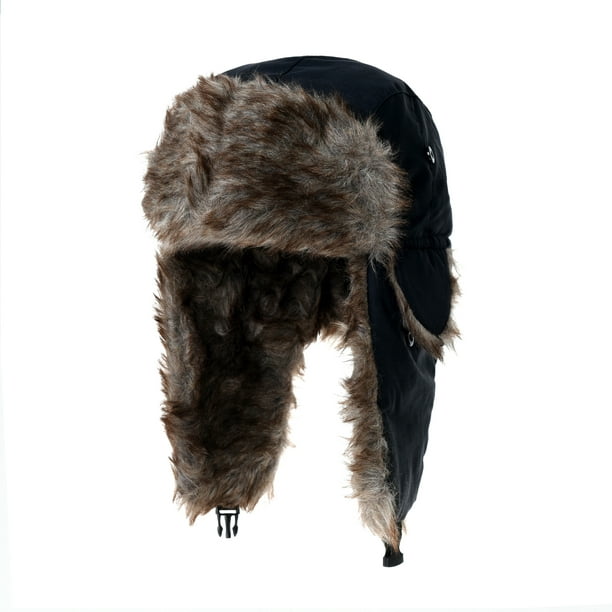 WITHMOONS Russian Ushanka Cap Winter Trapper Ear Flap Hats YZT0092 ...