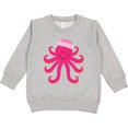 thumbnail image 2 of Inktastic Octopus Ocean Sea Creature Girls Toddler Sweatshirt, 2 of 4