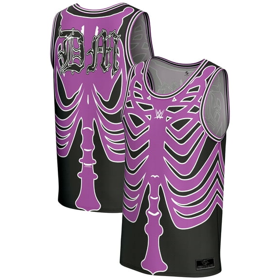 Youth ProSphere Purple Dominik Mysterio Skeleton Basketball Jersey