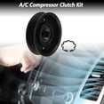 thumbnail image 2 of Kit de embrague del compresor de aire acondicionado Unique Bargains para Mercedes-Benz C230 2002-2007 para Mercedes-Benz C240 2001-2003 7SEU16C/7SEU17C compresor 6 ranuras 1 juego, 2 of 6