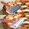 thumbnail image 6 of BE-TOOL Pizza Cutter Pizza Cookie Puncher/Pastry Wheel Roller Dough Tool Stainless Steel Lattice Roller Cutter/Needle Cutter, 6 of 8
