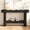 Black, variant on Tarnorci Wooden Console Table, Behind the Couch, Farmhouse Entryway Table for Hallway, Living Room, Brown