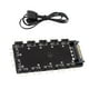 thumbnail image 5 of Divisor ARGB 5V 3Pin Yotijar Hub interfaz computadora sincronización para controlador LED, 5 of 10