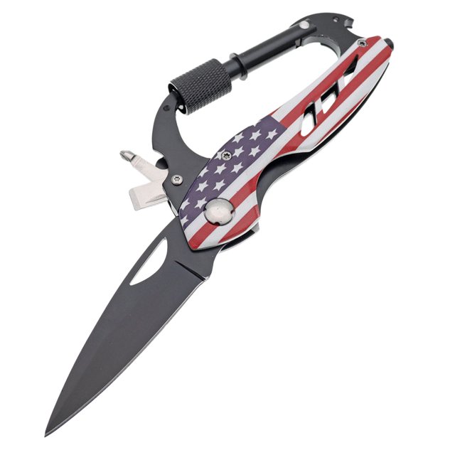 Multitool en Acier Inoxydable pour Femmes Poche Portable Utilitaire Pratique avec Tournevis en Verre Crochet EDC pour Camping Randonnée, Fenêtre d'Urgence, Fenêtre de Fenêtre