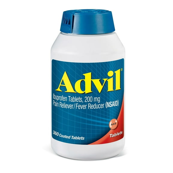 Advil Pain Reliever / Fever Reducer Coated Tablet, 200mg Ibuprofen (360 ct.)