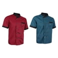 thumbnail image 1 of Ropa de 2 Piezas Macarena Uniforme de Hotel Chaqueta de Cocinero para Hombre, 1 of 8