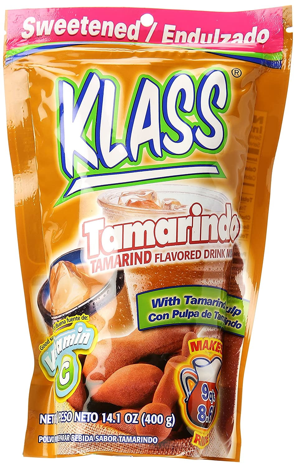 Klass Tamarindo Instant Drink Mix 14 1 Oz Walmart Com Walmart Com