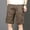 Coffee, variant on Mens Cargo Shorts Qiggri Men's Casual Pure Color Outdoors Pocket Beach Work Trouser Cargo Shorts Pant
