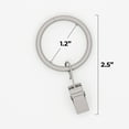 thumbnail image 6 of Mainstays Curtain Clip Rings 1" Nickel 7 Pack, 6 of 8