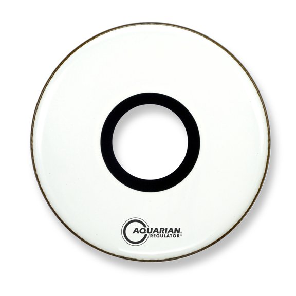 Aquarian - PTCC26WH - 26" Center Port Resonant Bass Drum White