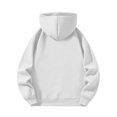 thumbnail image 4 of Resicozy Men's Quarter Zip Hoodies Zip Up Hoodie Long Sleeve Drop Shoulder Sweatshirt Casual Pullover White 2XL, 4 of 6