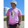 thumbnail image 2 of Colorful Welsh Corgi Sprinting Tie Dye Cyclone Men -Image by Shutterstock, Male Small, 2 of 4