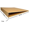 thumbnail image 2 of 3-Ring Kraft Binder (2/Pack) 1-inch Hardcover Organizer. Holds 200 Sheets Capacity, Durable, 3-Hole Punch Presentation Planner, Stationery Recycled Chipboard (Letter Sized), 2 of 6