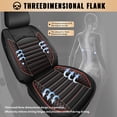 thumbnail image 5 of Car Seat Covers for Dodge Challenger 2008-2025 Waterproof Car Seat Cushion Protector,Premuim Auto Interior Accessories Red,Front Set(2 Seats), 5 of 7