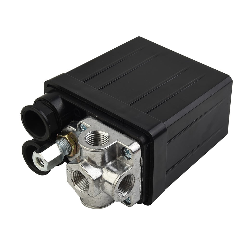 Air Compressor Pressure Switch 140-175 PSI With Unloader - 4 Port Control By Lefoo