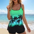 thumbnail image 2 of zaveiop Tankinis Swim Suits for Women Two Piece 2025 Womens Bathing Suits Holiday Beachwear Women with Boyshorts (Sky Blue, S), 2 of 6