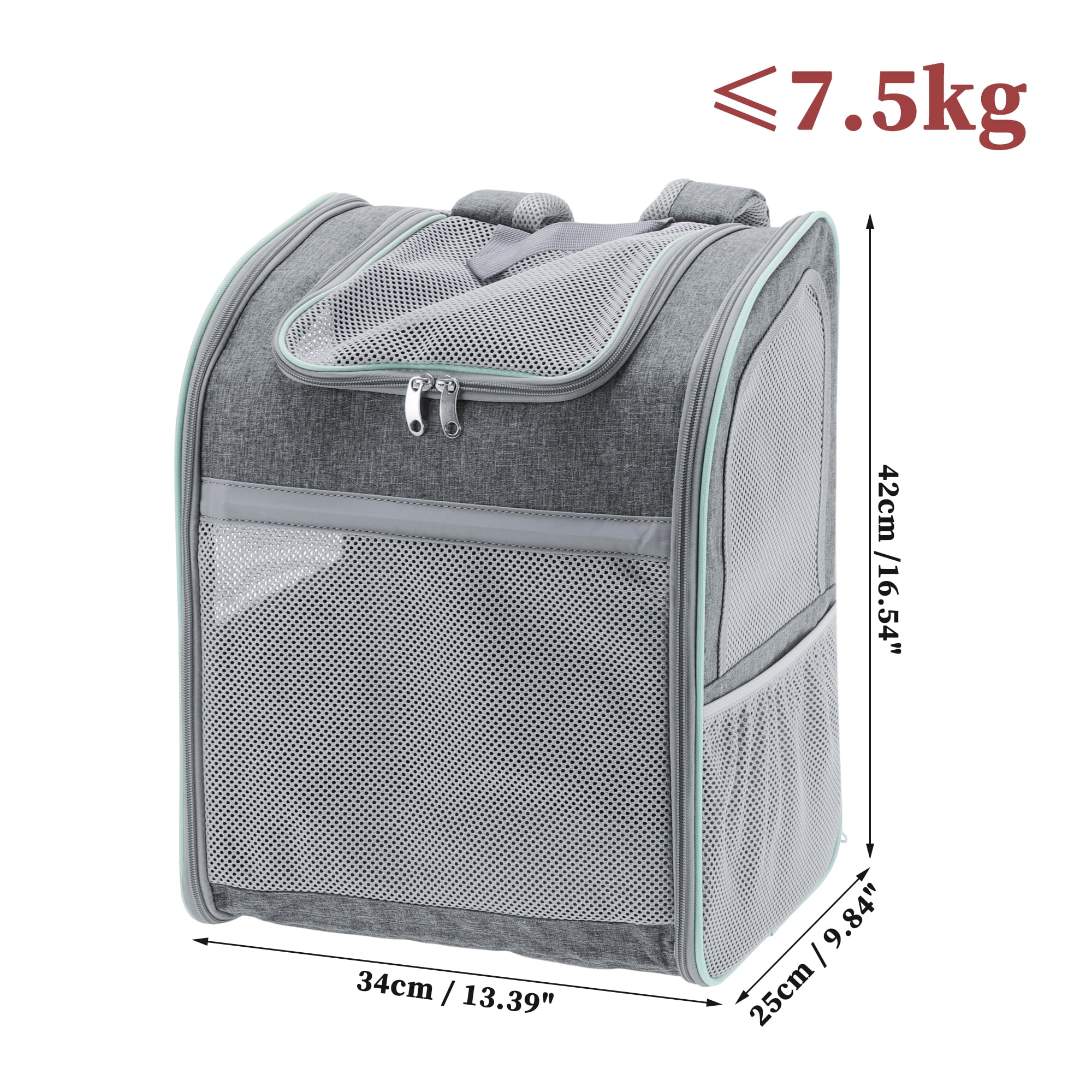 Unique Bargains Comfortable Foldable Pet Backpack for Cats and Small Dogs