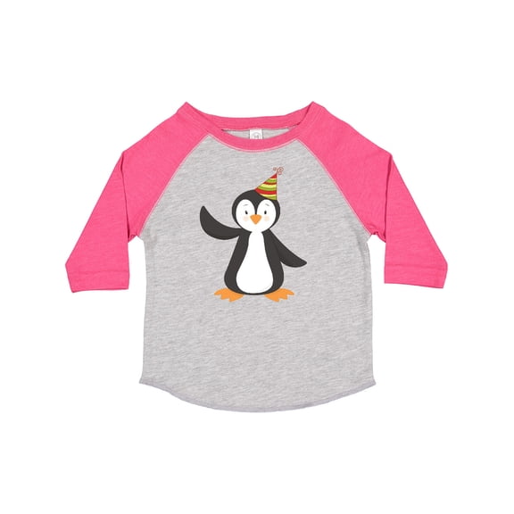 Inktastic Cute Penguin, Baby Penguin, Penguin with Party Hat Boys or Girls Toddler T-Shirt