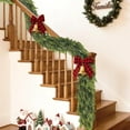 thumbnail image 4 of 16FT Real Touch Cedar Garland - Artificial Christmas Garland Fake Green Faux Thick and Lush Pine Needles Garlands for Table Fireplace Mantle Holiday Home Indoor Outdoor Decor (1PCS), 4 of 12