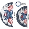 thumbnail image 3 of FMSHPON Independence Day Powerful Eagle On Independence Day Xmas Christmas Tree Skirt Stand Mat for Holiday Party Decoration Indoor Outdoor 36 inches, 3 of 6