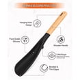 thumbnail image 3 of Cooking Spoon for Nonstick Cookwares, Great for Cooking and Serving Sturdy Matte Silicone, Wood Handle Spoon for Mixing, Scoop, and Scrape, 3 of 7