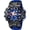 Dark Blue, variant on Tactical Watch for Men 50M Waterproof Analog Digital Watches with Dual Time, LED Backlight, Alarm, Stopwatch Military Style Shock-Resistant Silicone Band Outdoor Watch