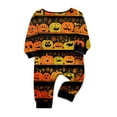 thumbnail image 4 of 2026 Matching Family Halloween Pajamas Set, Fall Sleepwear, Ghost & Pumpkin Printed Holiday Sleepwear, Soft Loungewear PJs Outfit, 4 of 4