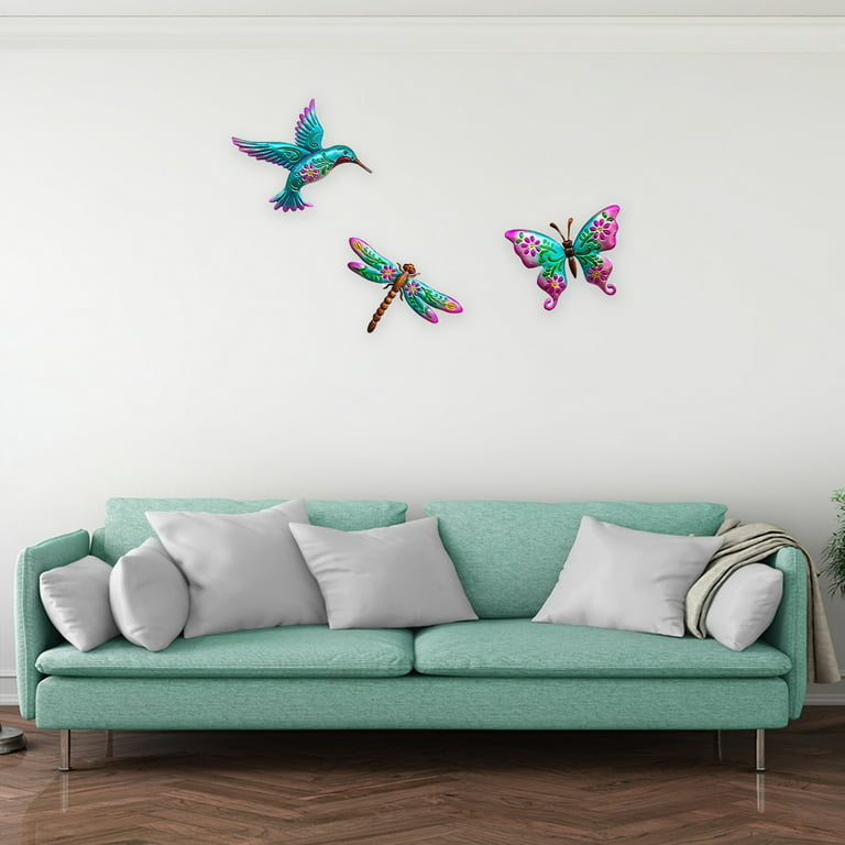 Heiheiup Air Balloon Butterfly Cloud Playing Bedroom Living Room Porch Home  Wall Decoration Wall Sticker Pretty Stickers for Wall 