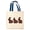Navy, variant on Easter Gifts for Women Half Eaten Chocolate Bunnys Easter Party Decorations Lightweight Navy Canvas Tote Bag