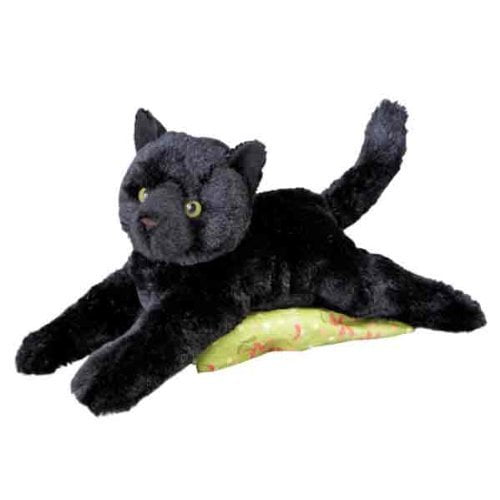 Stuffed Animal Plush Kitten Blarney the Black Cat7 Inch Without tail! 